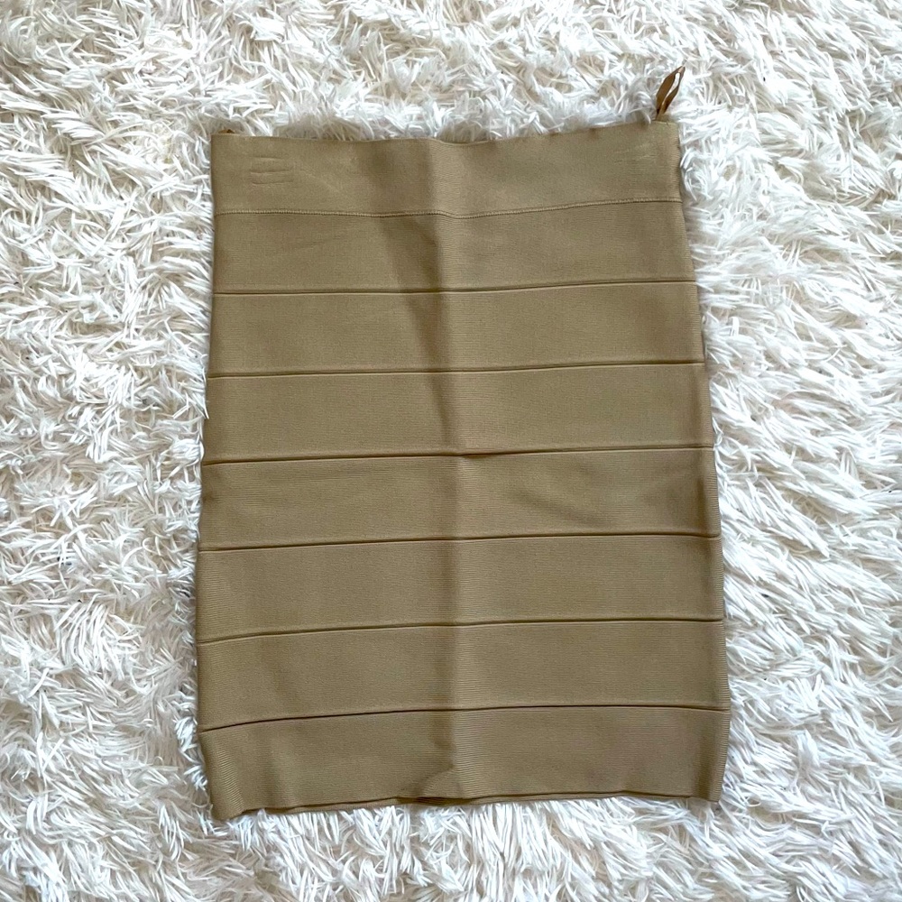 Tan bebe skirt